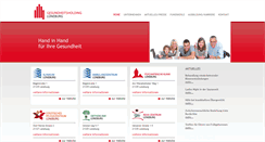 Desktop Screenshot of gesundheitsholding-lueneburg.de